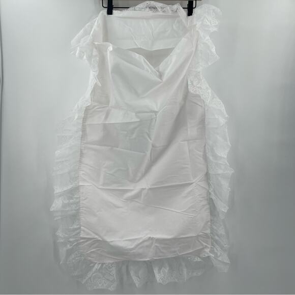 LEVINSOHN Pillow Sham King Size White Elegant Lace Romantic Shabby Chic Cottage - Picture 4 of 11